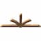 Ekena Millwork Redmond Smooth Timber Gable Bracket, Western Red Cedar, 96"W x 40"H x 3 1/2"D x 5 1/2"F, 10/12 Pitch GBW096X40X0406RED00SWR - alternate 4